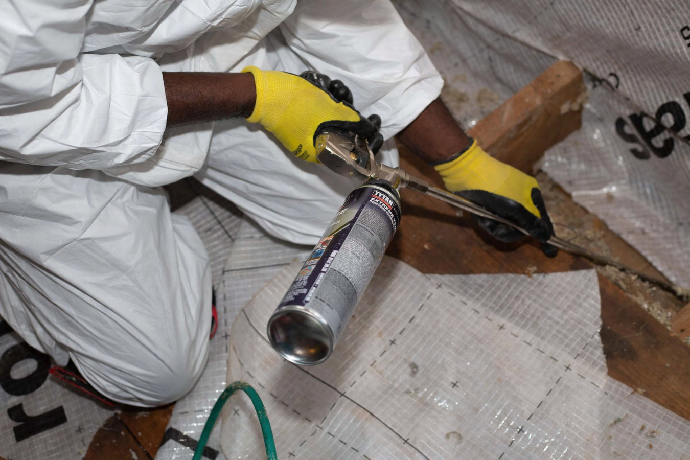 Attic air sealing